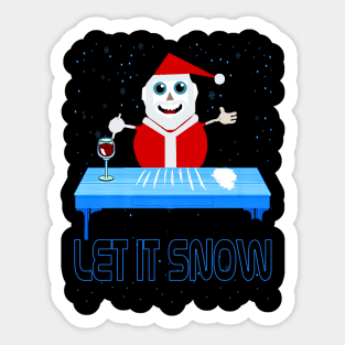 Let it snow Sticker